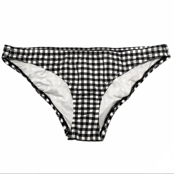 J. Crew Bikini Bottom M L Lowrider Gingham - Picture 4 of 14